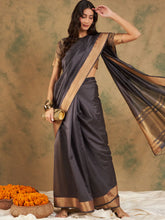 Womens Fashion Ethnic Navy Blue Color Sarees-MLSHWSA1230NBL0ONE